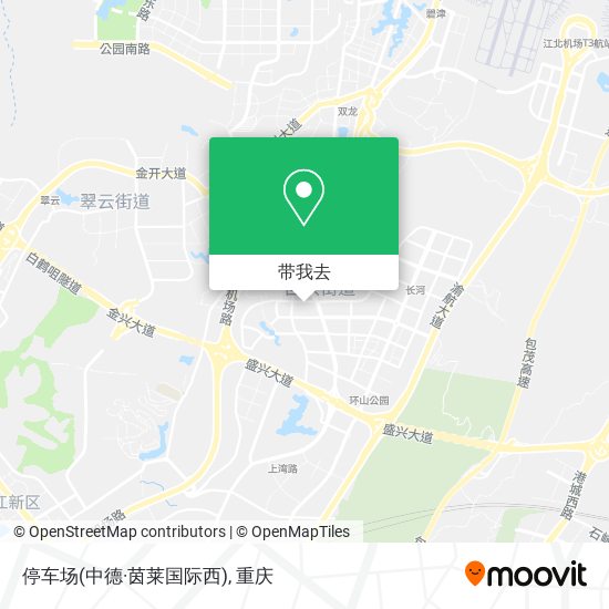 停车场(中德·茵莱国际西)地图