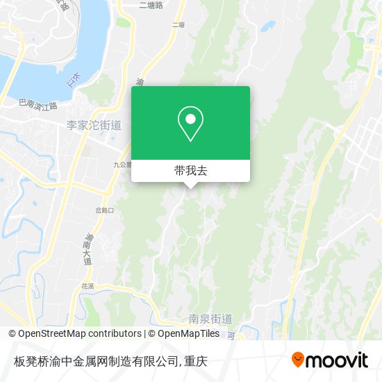 板凳桥渝中金属网制造有限公司地图