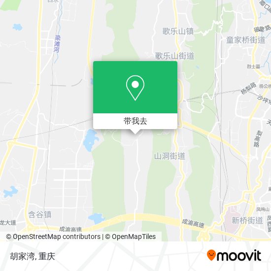 胡家湾地图