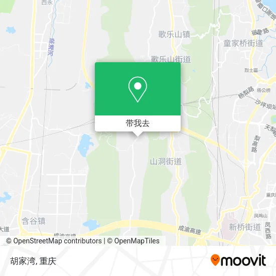 胡家湾地图