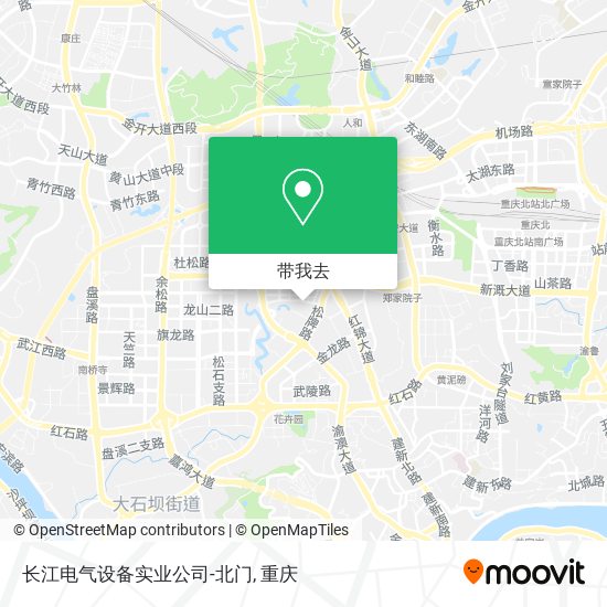 长江电气设备实业公司-北门地图