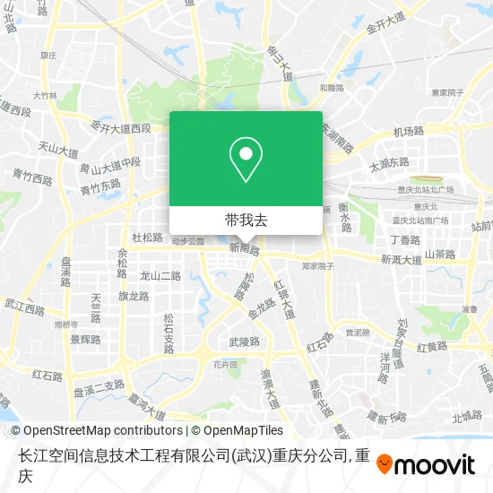 长江空间信息技术工程有限公司(武汉)重庆分公司地图