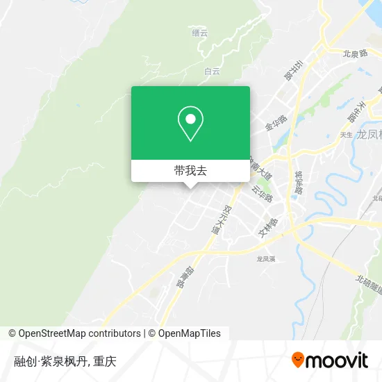 融创·紫泉枫丹地图