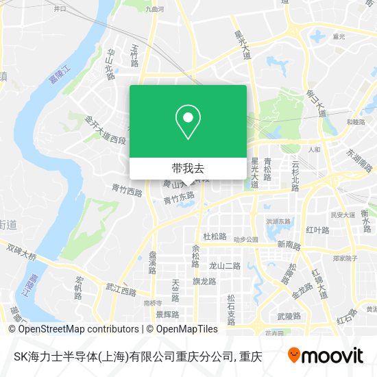 SK海力士半导体(上海)有限公司重庆分公司地图