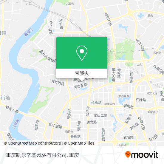 重庆凯尔辛基园林有限公司地图