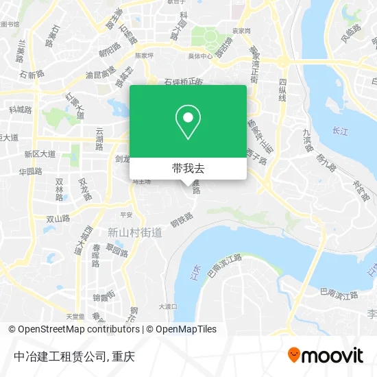 中冶建工租赁公司地图