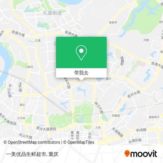 一美优品生鲜超市地图