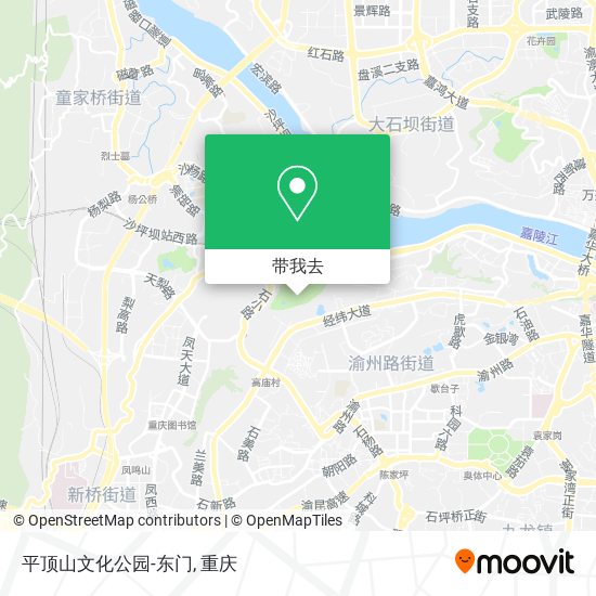 平顶山文化公园-东门地图