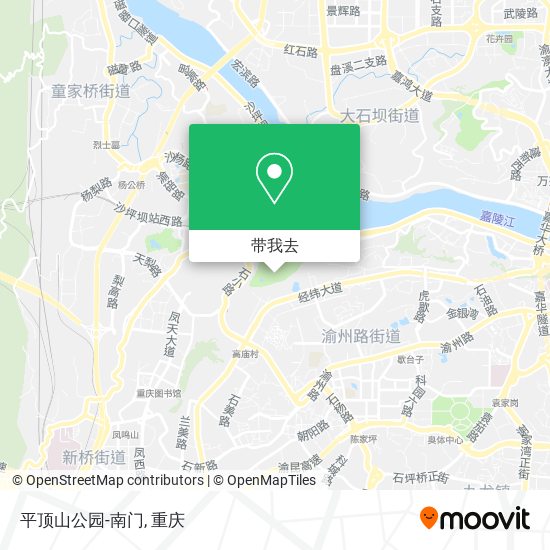 平顶山公园-南门地图
