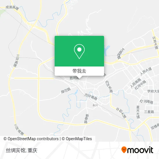 丝绸宾馆地图