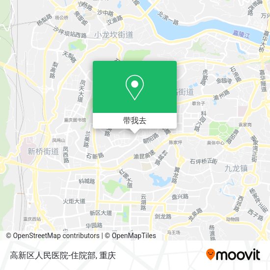 高新区人民医院-住院部地图