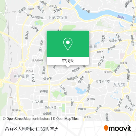 高新区人民医院-住院部地图