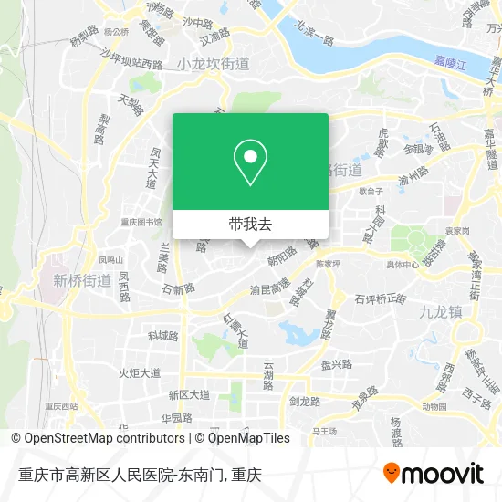 重庆市高新区人民医院-东南门地图