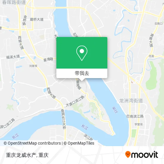 重庆龙威水产地图