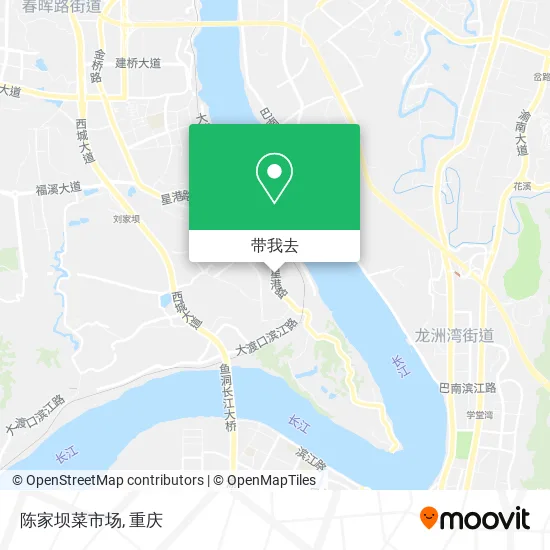 陈家坝菜市场地图