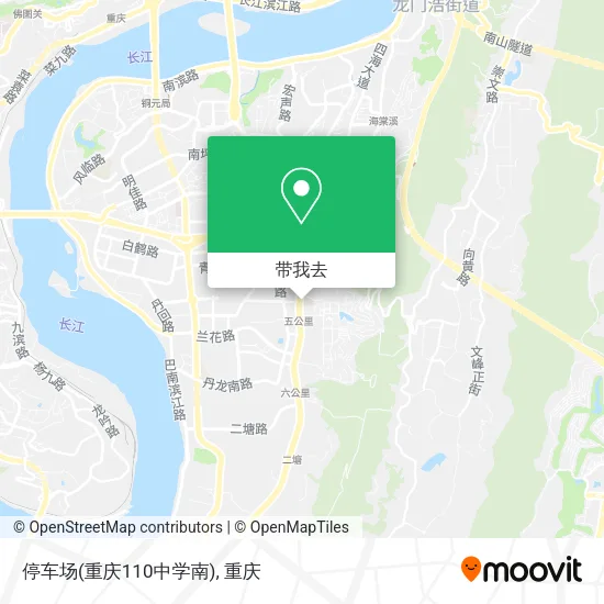 停车场(重庆110中学南)地图