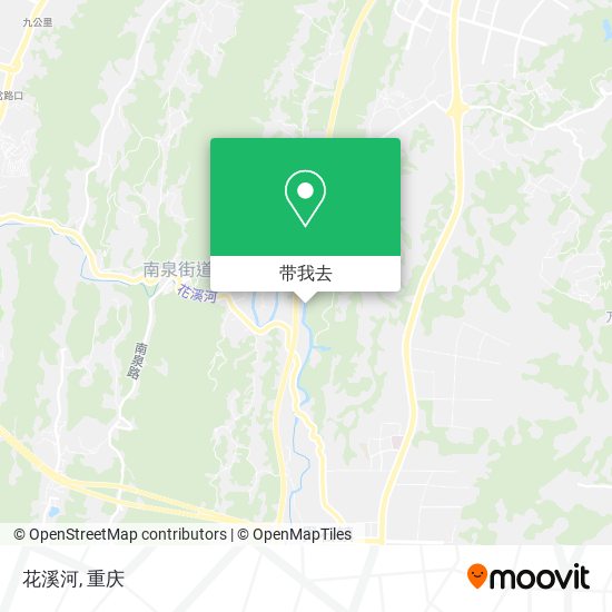 花溪河地图