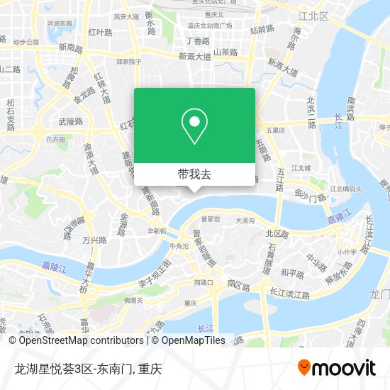 龙湖星悦荟3区-东南门地图