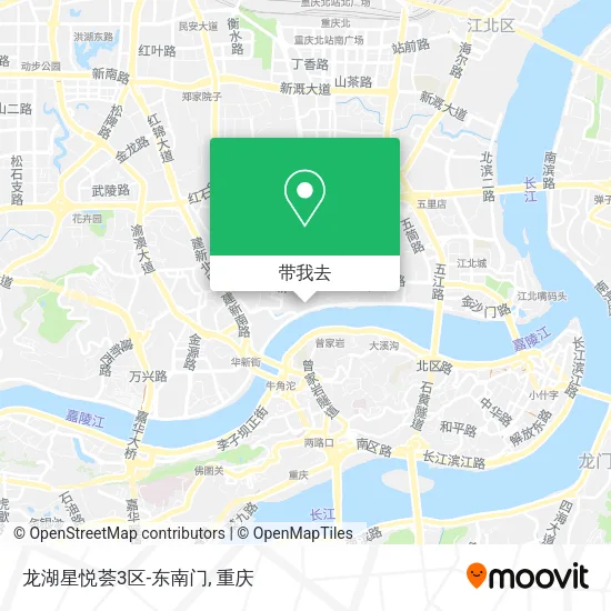 龙湖星悦荟3区-东南门地图