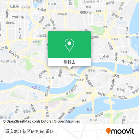 重庆两江新区研究院地图