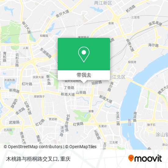 木桃路与梧桐路交叉口地图