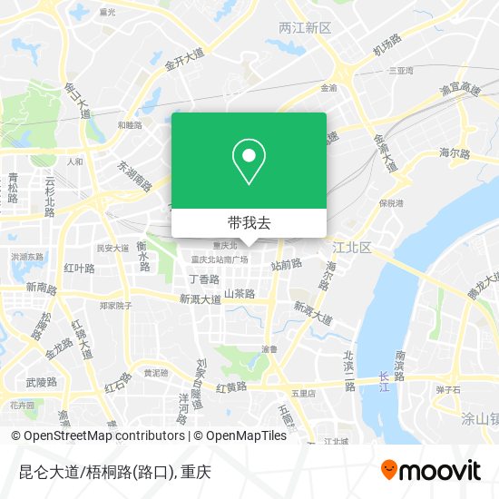 昆仑大道/梧桐路(路口)地图