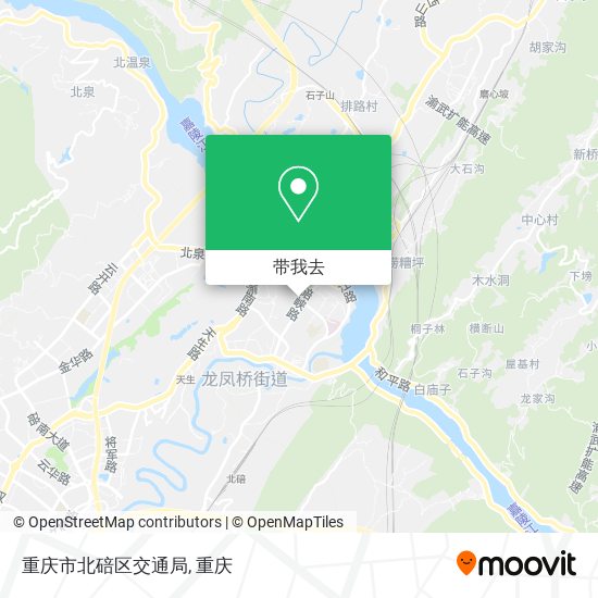 重庆市北碚区交通局地图