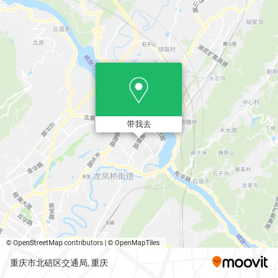 重庆市北碚区交通局地图