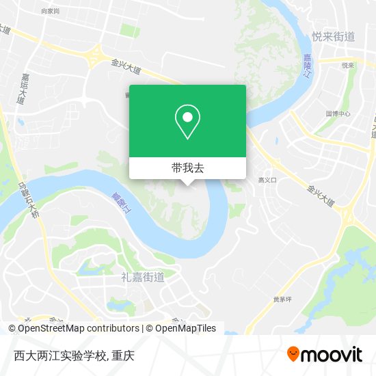 西大两江实验学校地图