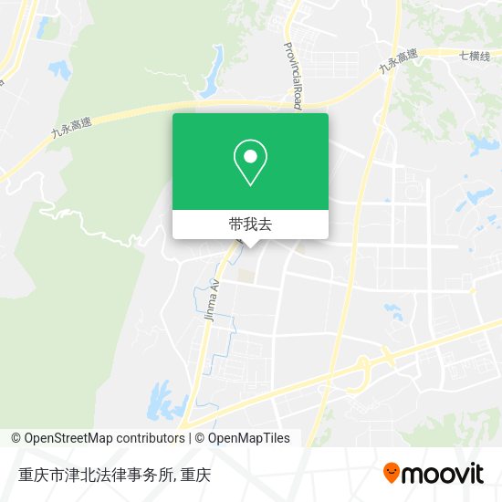 重庆市津北法律事务所地图