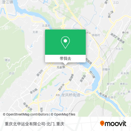 重庆北华运业有限公司-北门地图