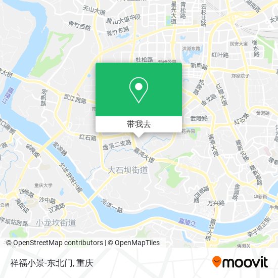 祥福小景-东北门地图