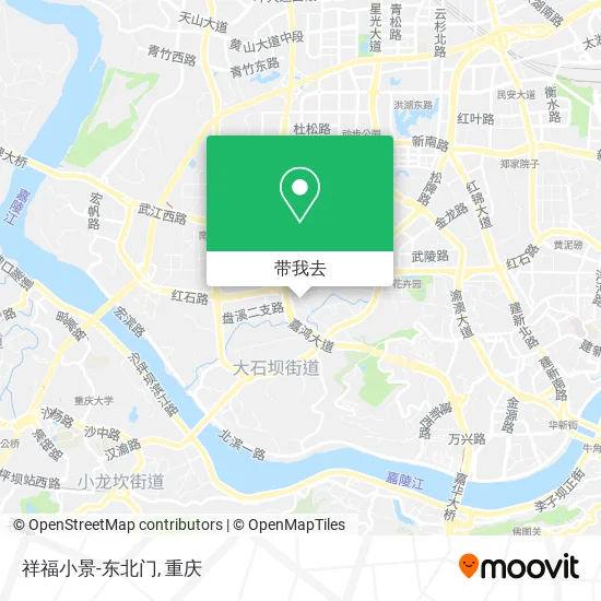 祥福小景-东北门地图