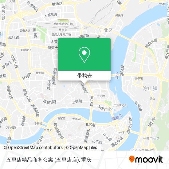 五里店精品商务公寓 (五里店店)地图