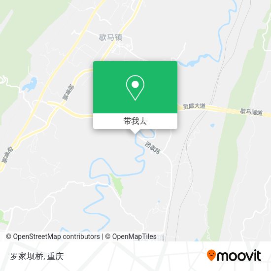 罗家坝桥地图