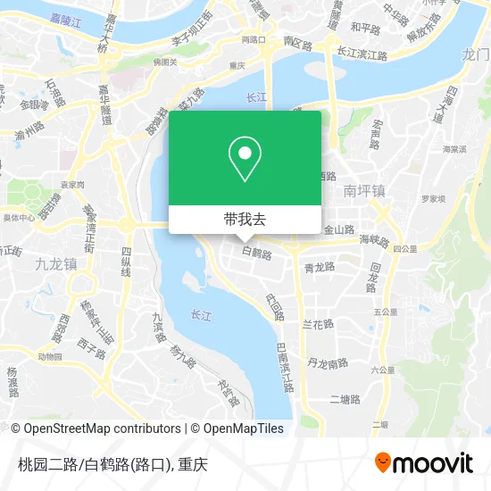 桃园二路/白鹤路(路口)地图