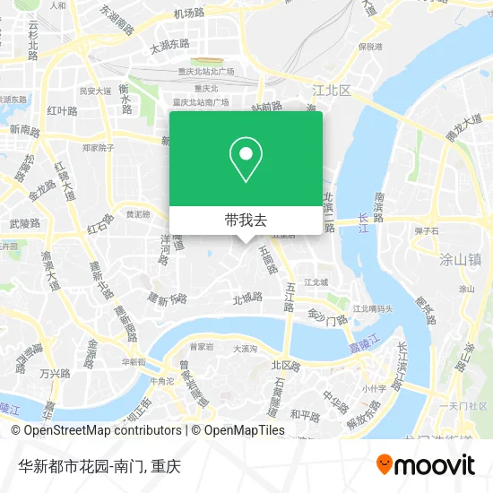 华新都市花园-南门地图