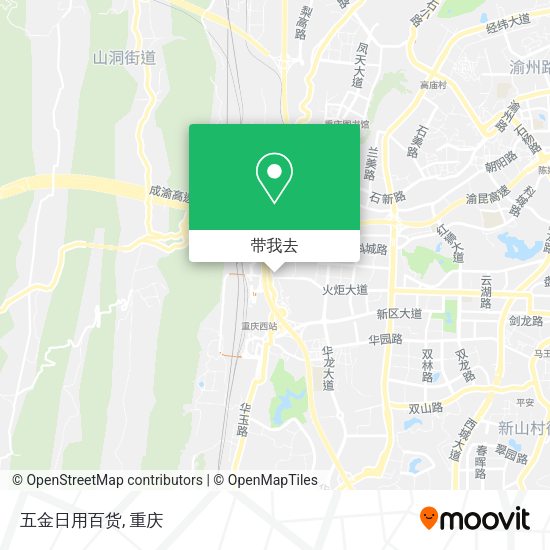 五金日用百货地图