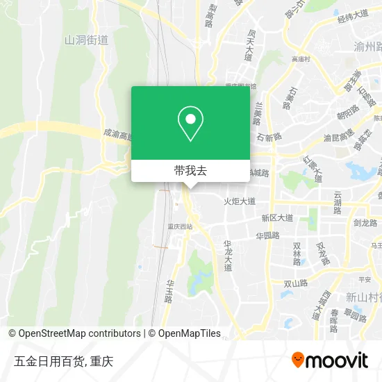 五金日用百货地图