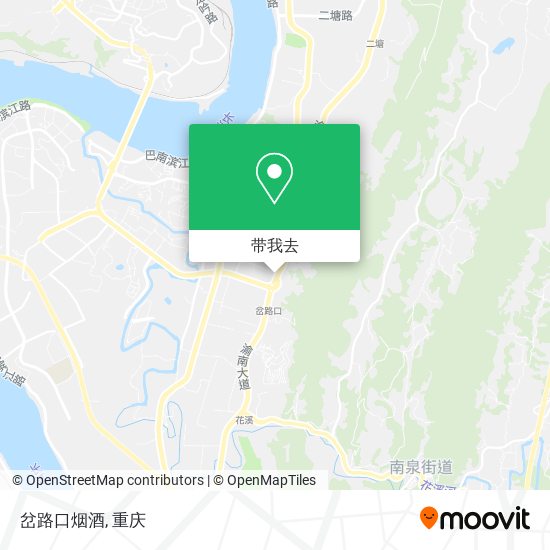 岔路口烟酒地图