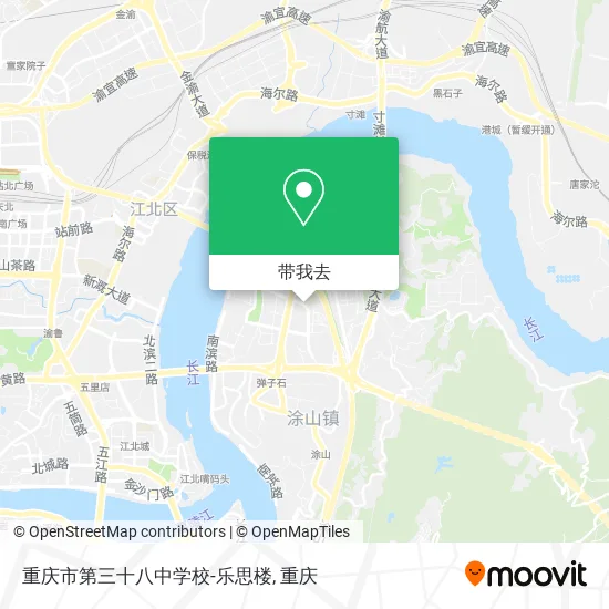 重庆市第三十八中学校-乐思楼地图