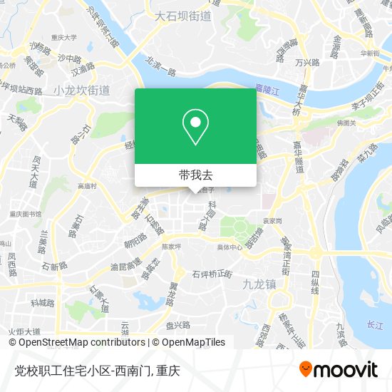党校职工住宅小区-西南门地图