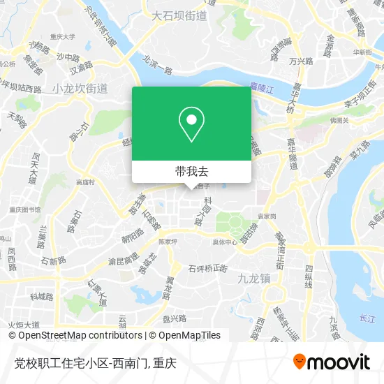党校职工住宅小区-西南门地图