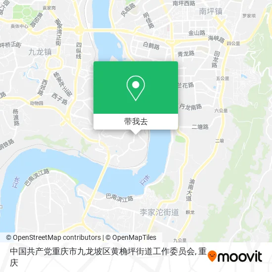 中国共产党重庆市九龙坡区黄桷坪街道工作委员会地图