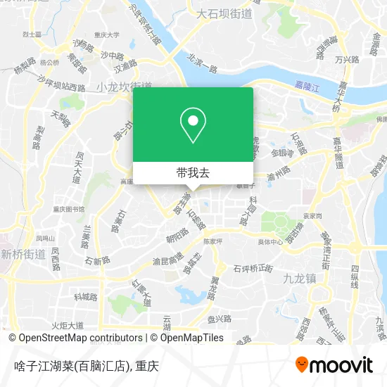 啥子江湖菜(百脑汇店)地图