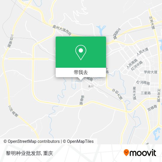 黎明种业批发部地图