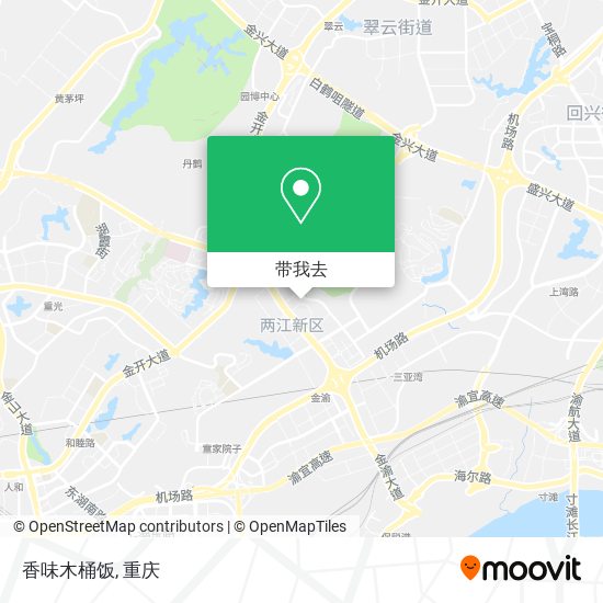 香味木桶饭地图