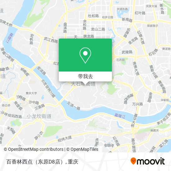 百香林西点（东原D8店）地图