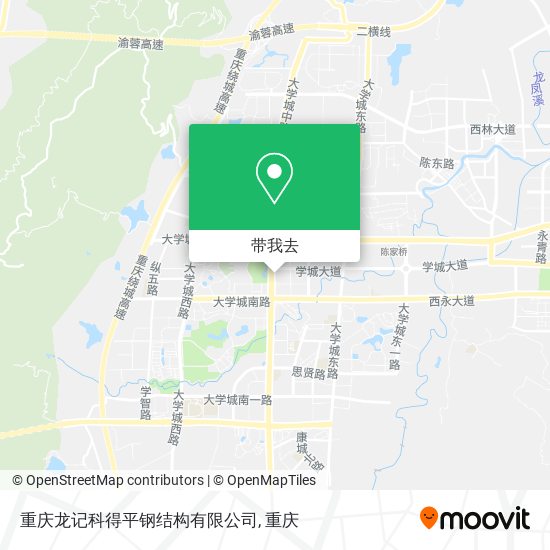 重庆龙记科得平钢结构有限公司地图