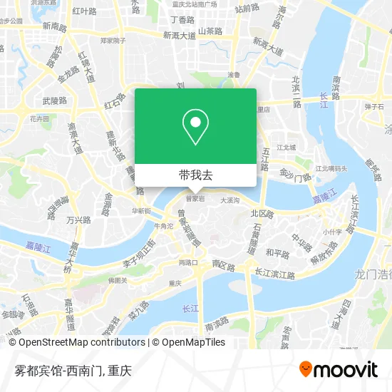 雾都宾馆-西南门地图